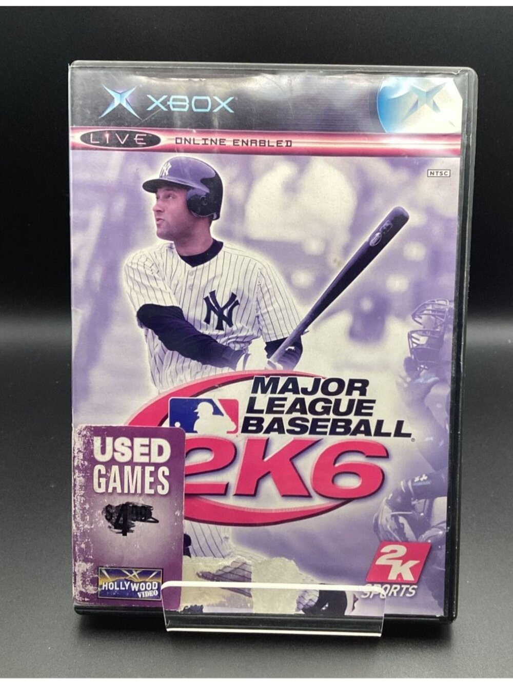 MLB 2K6 Major League Baseball Microsoft Xbox CIB Rental Untested 2006 Video Game